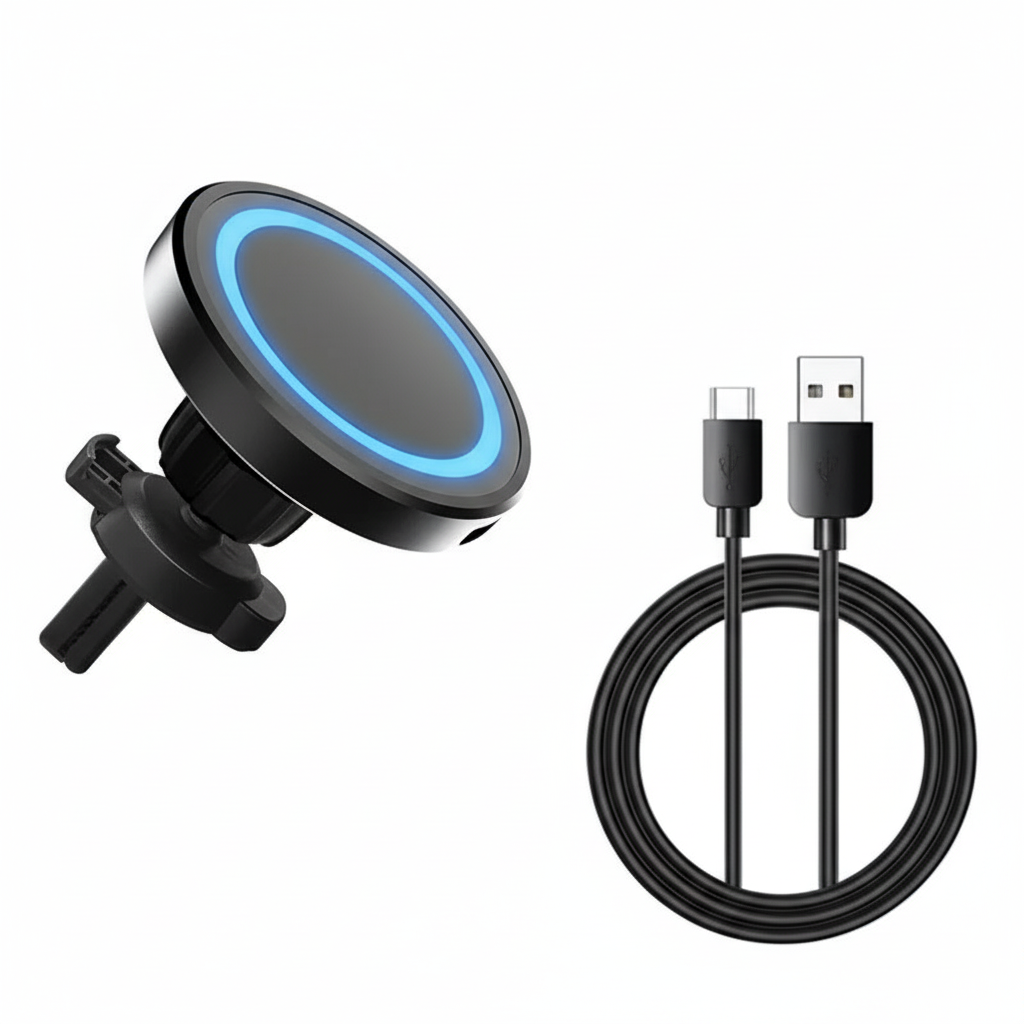 Ładowarka magnetyczna — bok