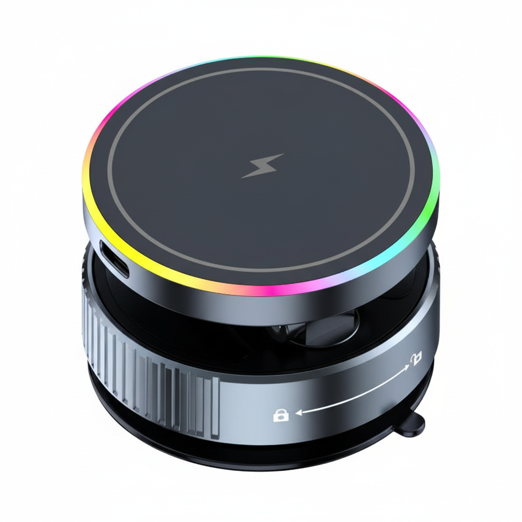 RGB ładowarka — góra złożona